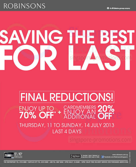 Robinsons 8 Jul 2013