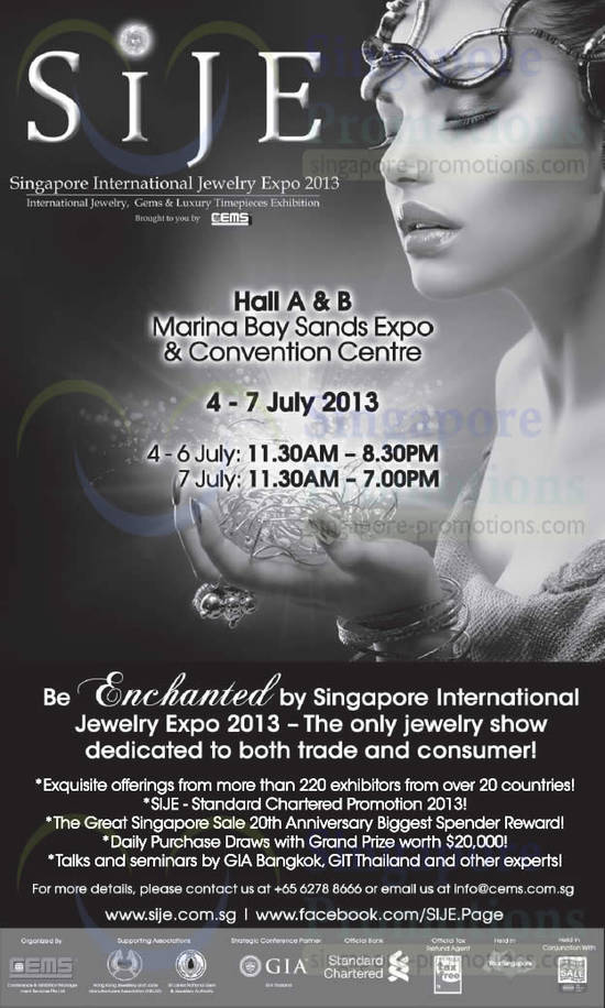 Singapore International Jewelry Expo 3 Jul 2013