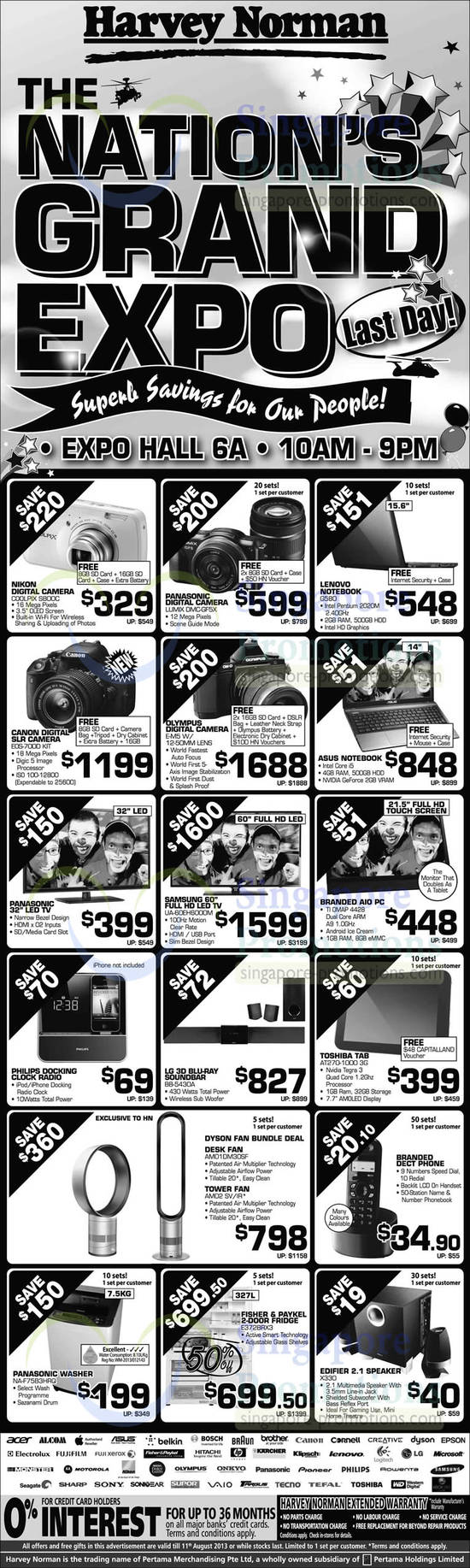 11 Aug Digital Cameras, TVs, Notebooks, Tablets, Fans, Washers, Speakers