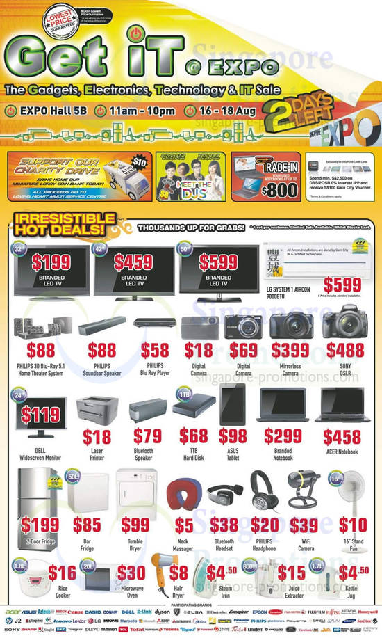 17 Aug Hot Deals TVs, Digital Cameras, Notebooks, Fridges, Electronics