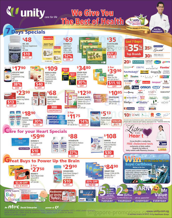 20 Sep Weekly Specials, New Offers, Up To 35 Percent Off Selected Brands