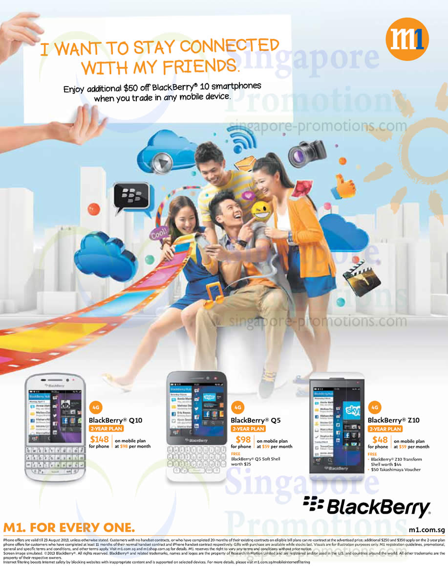 Featured image for M1 Smartphones, Tablets & Home/Mobile Broadband Offers 17 - 23 Aug 2013