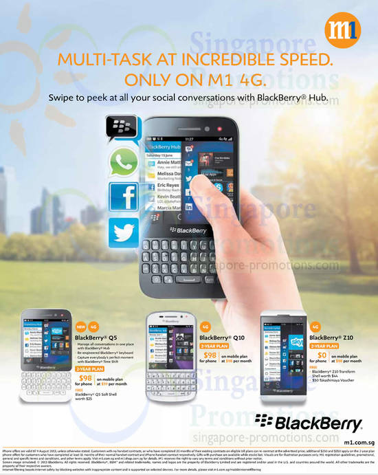 Blackberry Q5, Blackberry Q10, Blackberry Z10