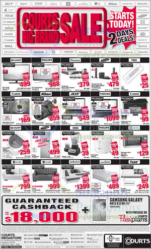 Featured image for Courts Big Brand SALE Two Day Offers 29 – 30 Aug 2013