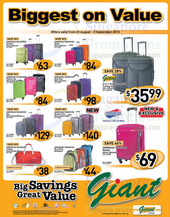 Luggage Bags American Tourister, Giant