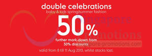 Featured image for Mothercare Further Markdowns Baby & Kids Spring/Summer Collection 8 – 11 Aug 2013