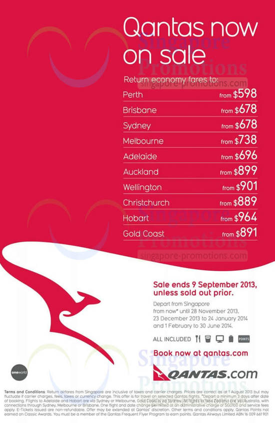 Qantas Airways 15 Aug 2013