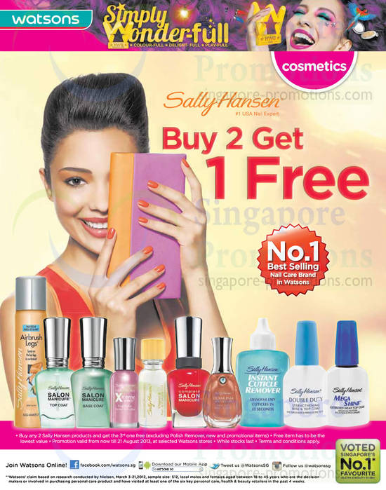 Sally Hansen Buy 2 Get 1 Free