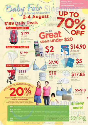Featured image for (EXPIRED) Spring Maternity & Baby Up To 70% Off Baby Fair @ Hoi Hup Building 2 – 4 Aug 2013