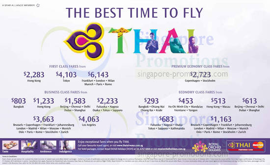 Thai Airways 12 Aug 2013