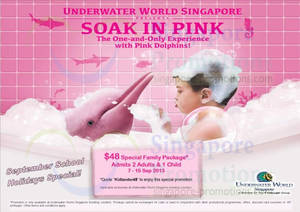 Featured image for Underwater World $48 2 Adults & 1 Child Special Family Package 7 – 15 Sep 2013