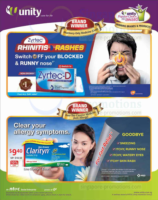 Zyrtec Rhinitis Rashes, Clarityn