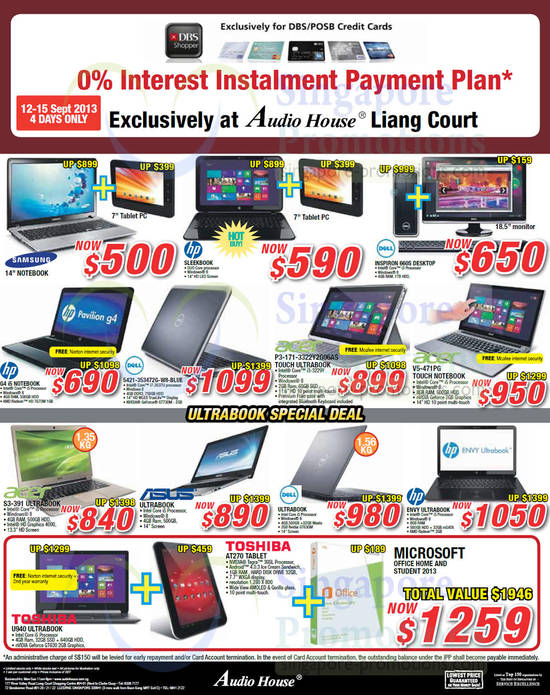 14 Sep Liang Court Notebooks, Desktop PC