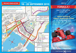 Featured image for (EXPIRED) F1 2013 Road Closures in Singapore 18 – 24 Sep 2013