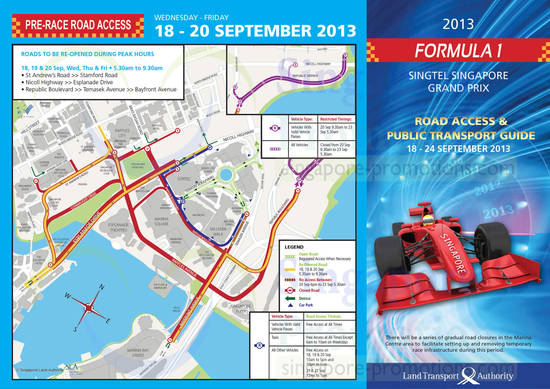 18 – 20 Sep Pre-Race Road Access