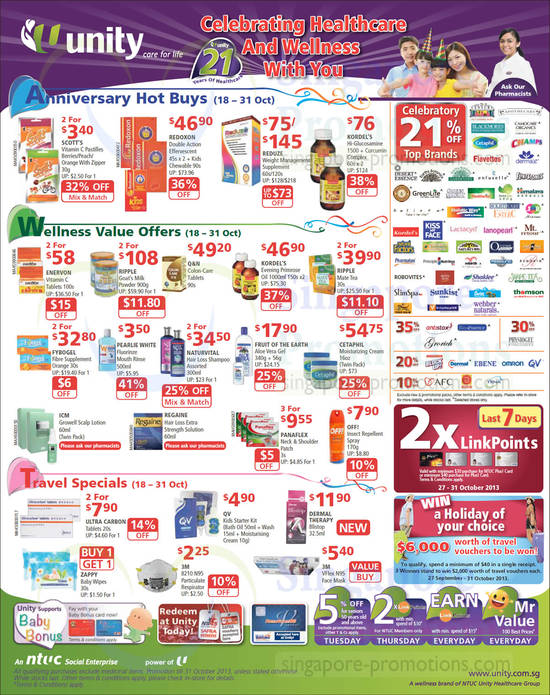 18 Oct Anniversary Hot Buys, Wellness Value Offers, Travel Specials