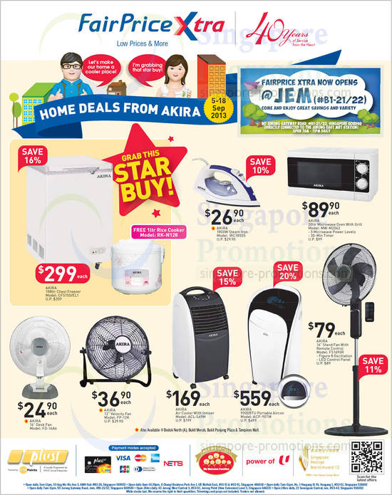 Akira Electronics, Fans, Fridges, Air Conditioner, Oven