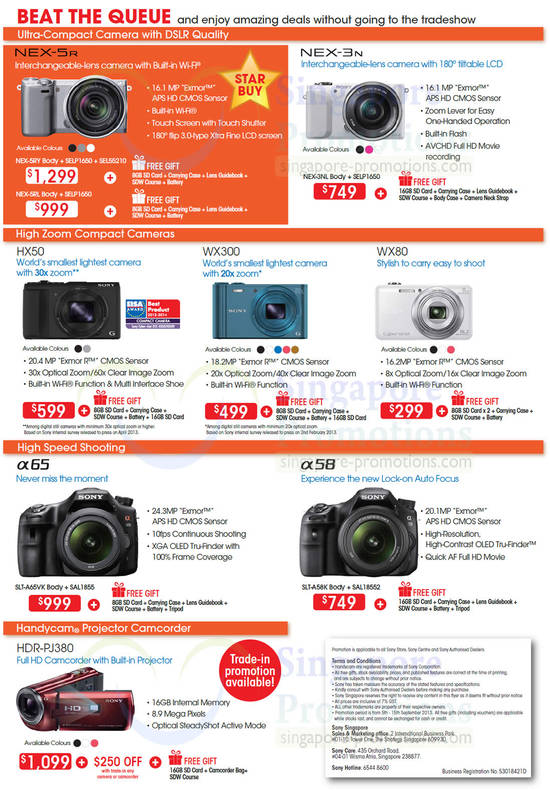 Digital Cameras Nex, Compact, DSLR, Mirrorless, Camcorders