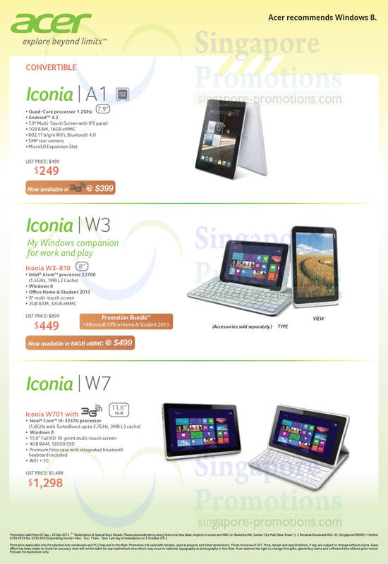 Iconia Tablets