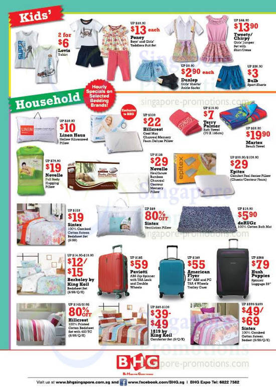 Kids, Household, Pillows, Luggage Bags, Bed Linen