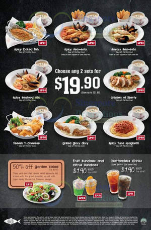 Featured image for (EXPIRED) Manhattan Fish Market $19.90 Two Lunch Sets Promo Offer 25 Sep – 31 Oct 2013