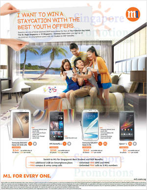 Featured image for M1 Smartphones, Tablets & Home/Mobile Broadband Offers 14 – 20 Sep 2013