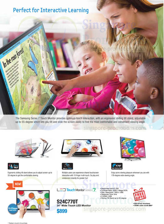 Samsung Series 7 Interactive Learning Monitor