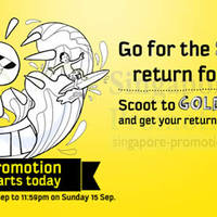 Featured image for (EXPIRED) Scoot Airlines Fly To Gold Coast & Return For FREE Promo 13 – 15 Sep 2013