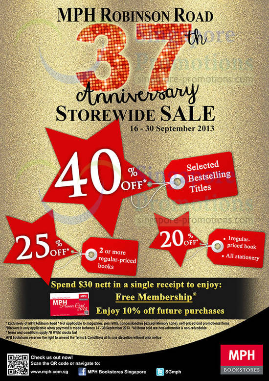 Storewide Sale, Stationery Offers, Free Membership