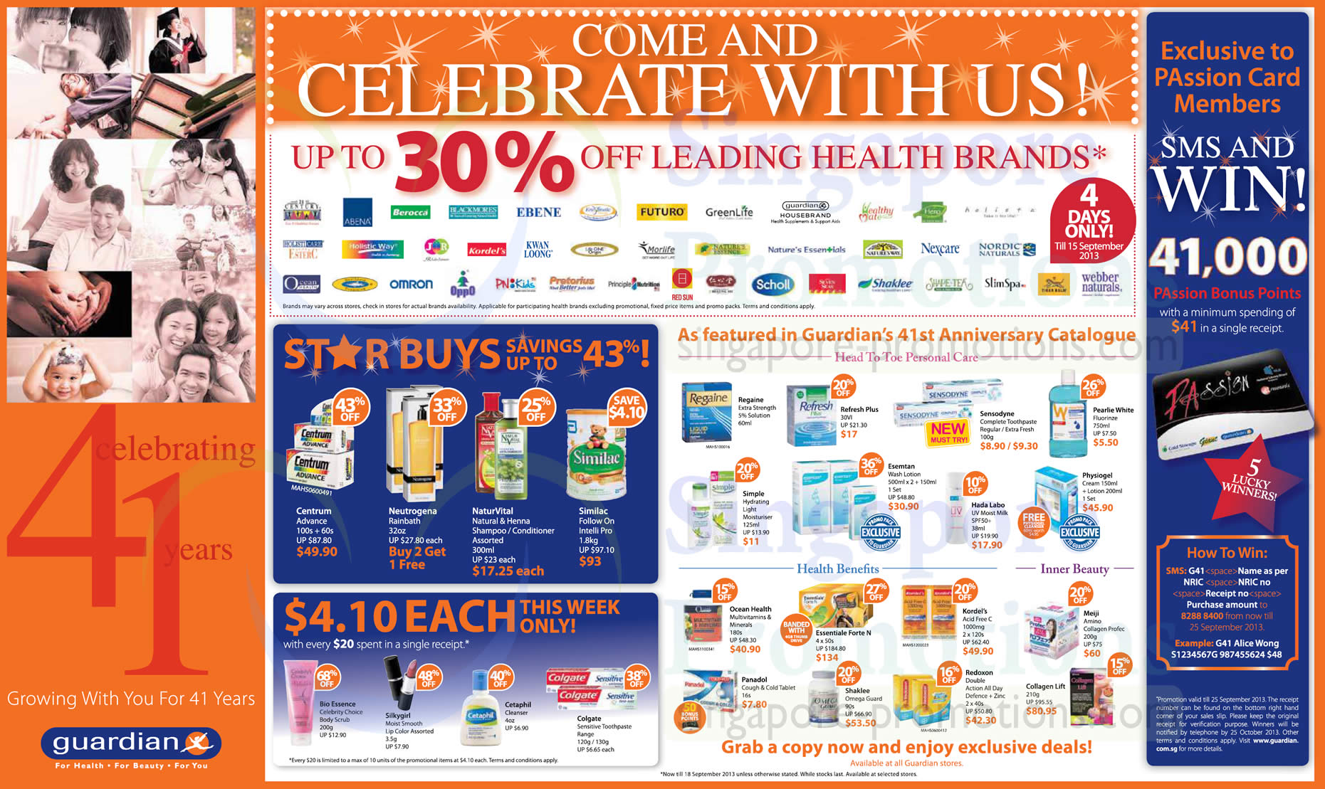 Up To 30 Percent Off Leading Health Brands, Health, Personal Care