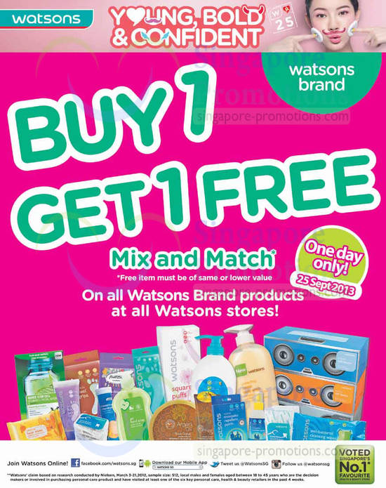 Watsons 25 Sep 2013