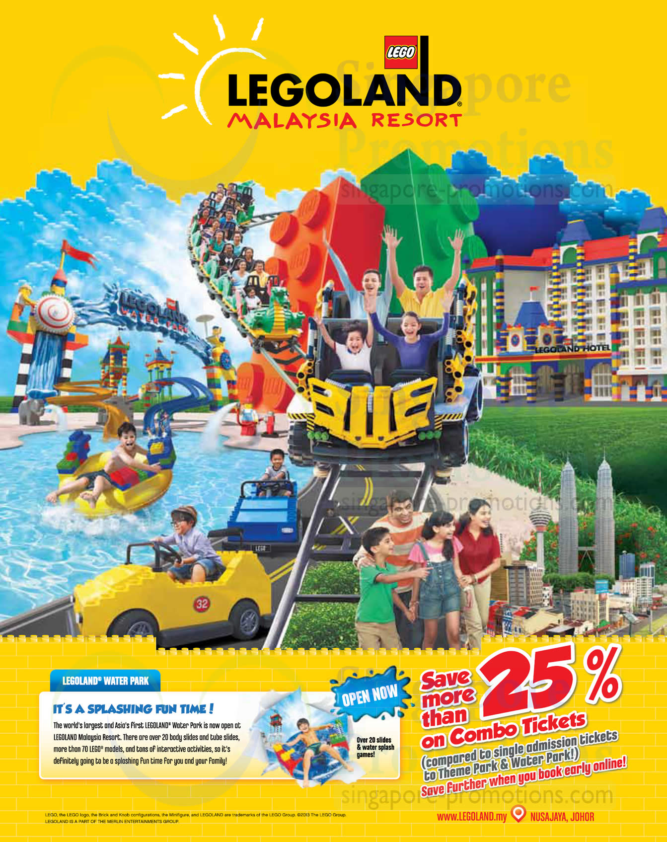 Legoland water park store promotion