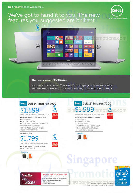 31 Oct Dell Inspiron 7000 Notebook