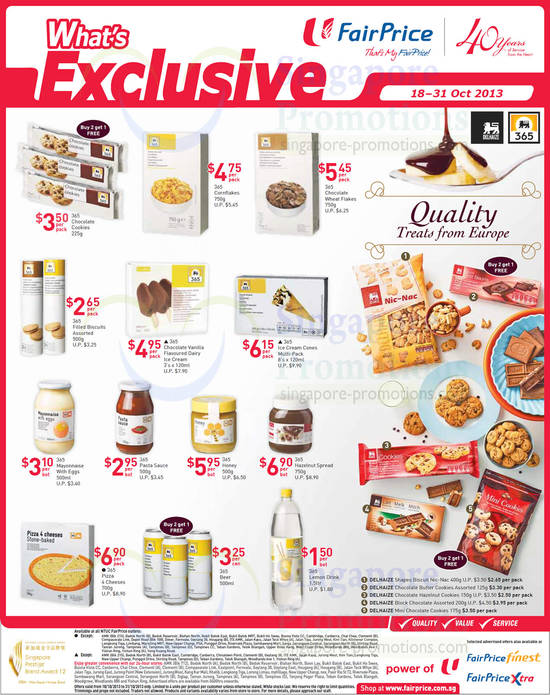 365 Europe Buscuits, Delhaize Buy 2 Get 1 Free