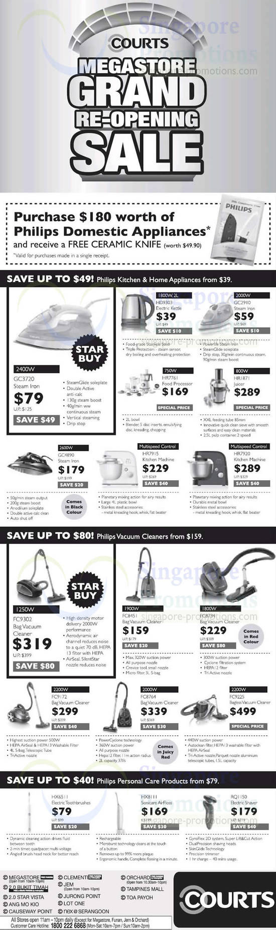 5 Oct Philips Electronics Irons, Food Processors, Juicers, Kitchen Machines, Vacuum Cleaners, Shavers