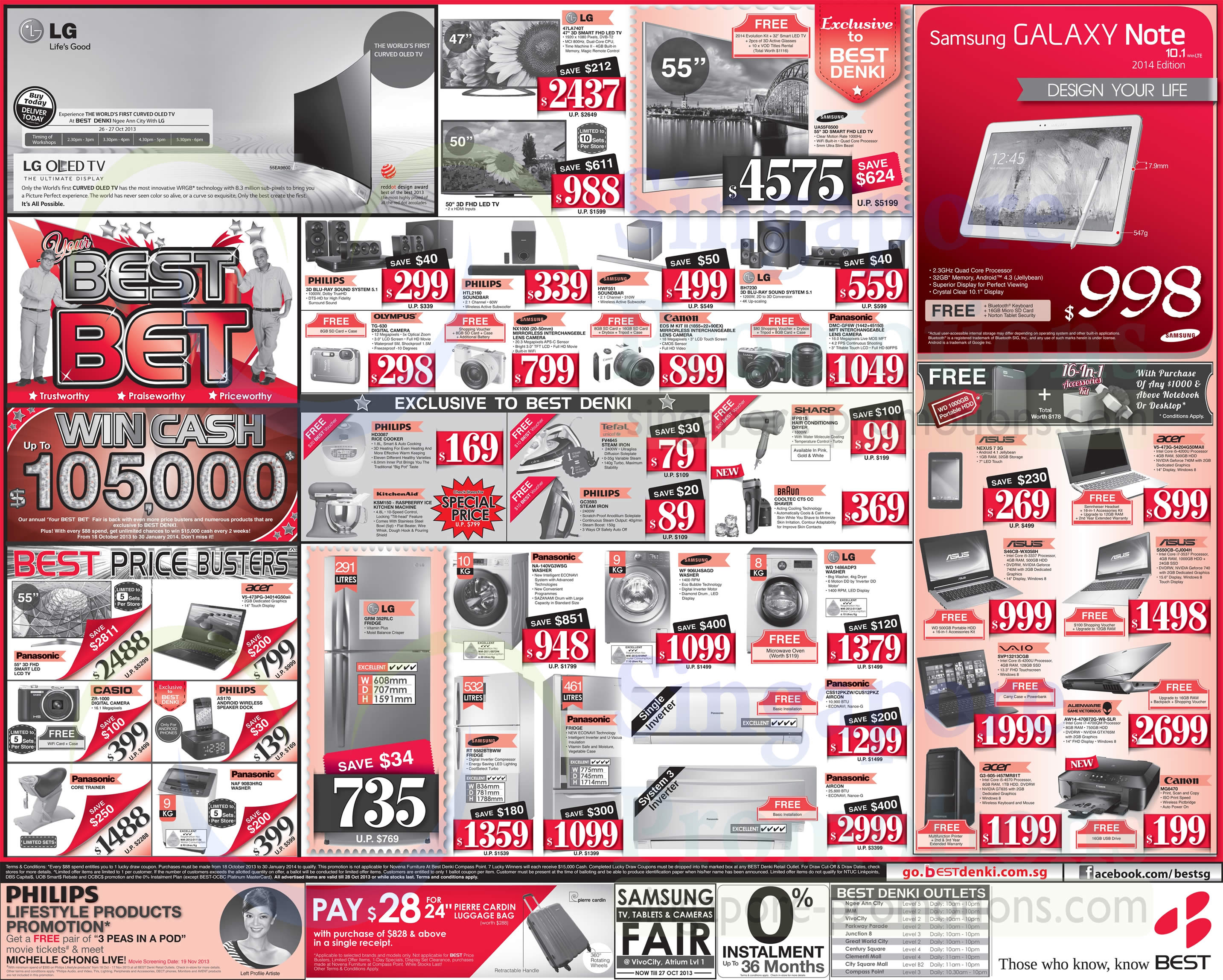 Featured image for Best Denki TV, Appliances & Other Electronics Offers 25 - 28 Oct 2013