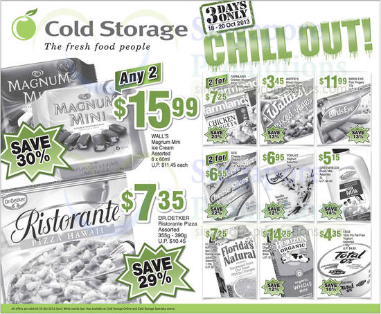 Cold Storage 18 Oct 2013