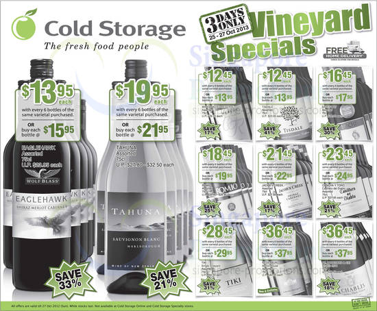 Cold Storage 25 Oct 2013