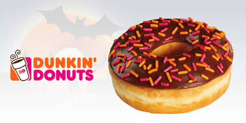 Featured image for Dunkin' Donuts 37% Off Box of Six Halloween Donuts @ 9 Locations 22 Oct 2013