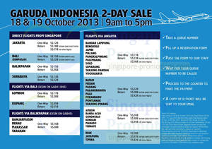 Featured image for (EXPIRED) Garuda Indonesia Two Day Air Fares Up To 70% OFF SALE 18 – 19 Oct 2013