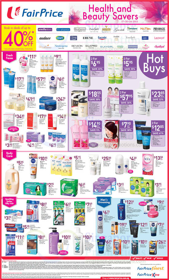 Health n Beauty Up To 40 Percent Off, Bio-Essence, Nivea, Physiogel, Follow Me, Silkpro, Neutrogena, Essential