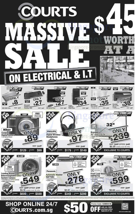 Highlighted Offers 1, Electronics, Washers, Panasonic, Electrolux