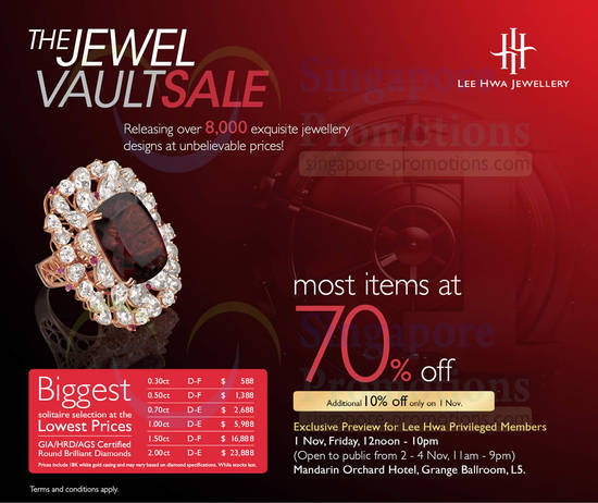 Lee Hwa Jewellery 28 Oct 2013