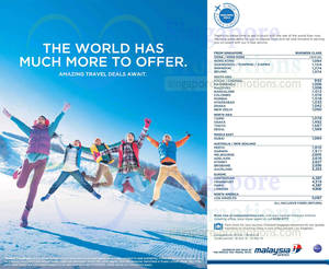 Featured image for (EXPIRED) Malaysia Airlines Business & Economy Class Promotion Air Fares 15 Oct – 16 Nov 2013