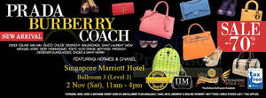 Featured image for Nimeshop Branded Handbags, Sunglasses & Footwear Sale Up To 70% Off @ Marriott Hotel 2 Nov 2013