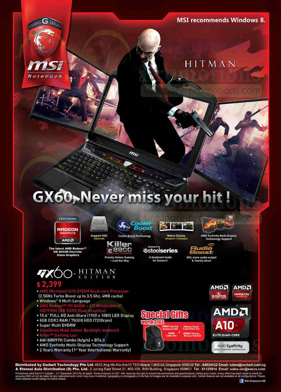 Notebook GX60-Hitman