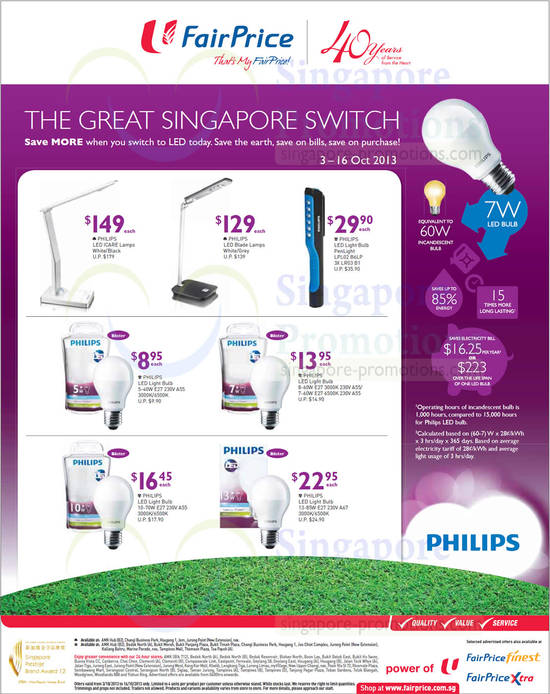 Philips LED Bulbs, Lamps