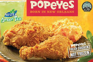 Featured image for (EXPIRED) Popeyes 47% Off 2pcs Bonafide Chicken, Biscuit & Drink Meal @ 12 Outlets 10 Oct 2013