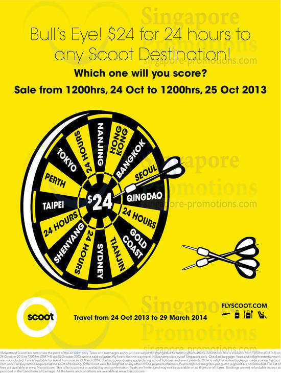 Scoot Airlines 24 Oct 2013