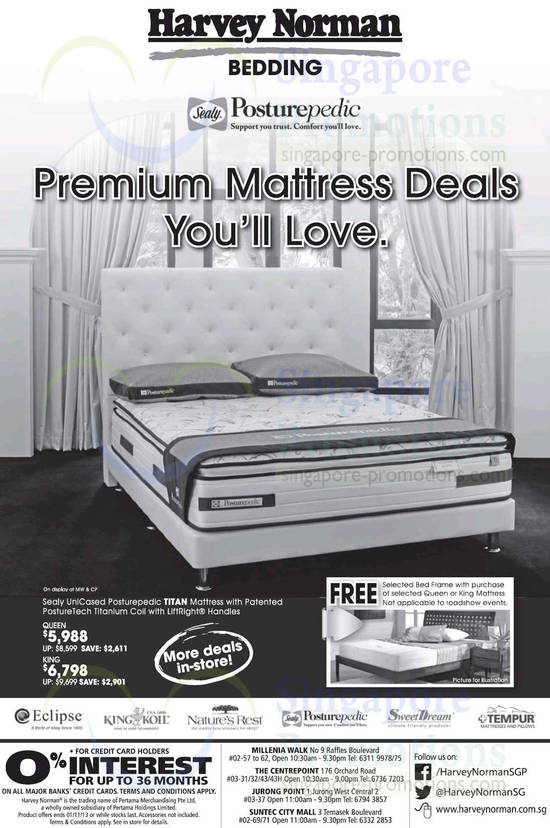 Sealy UniCased Posturepedic Titan Mattress